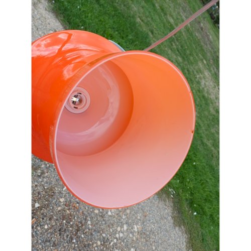 suspension Vintage des Années 70 en Opaline