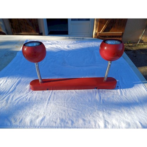 Suspension Vintage Métal Rouge