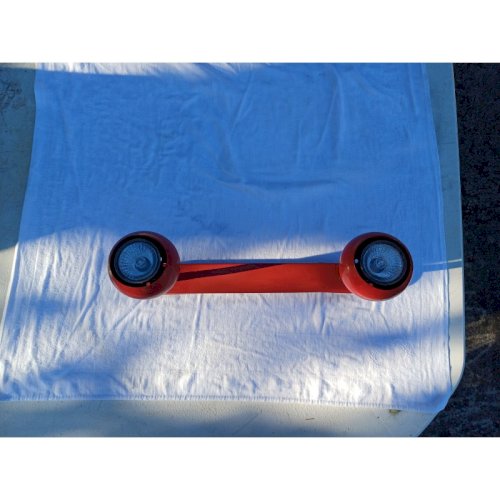 Suspension Vintage Métal Rouge