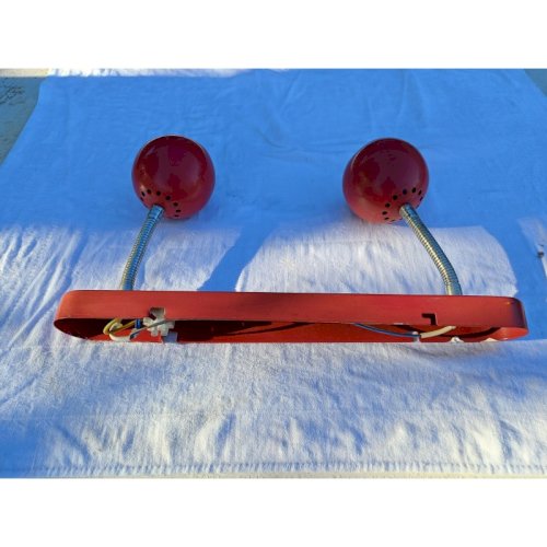 Suspension Vintage Métal Rouge