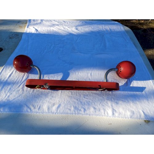 Suspension Vintage Métal Rouge