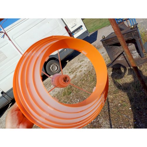 Suspension Vintage Plastic Orange