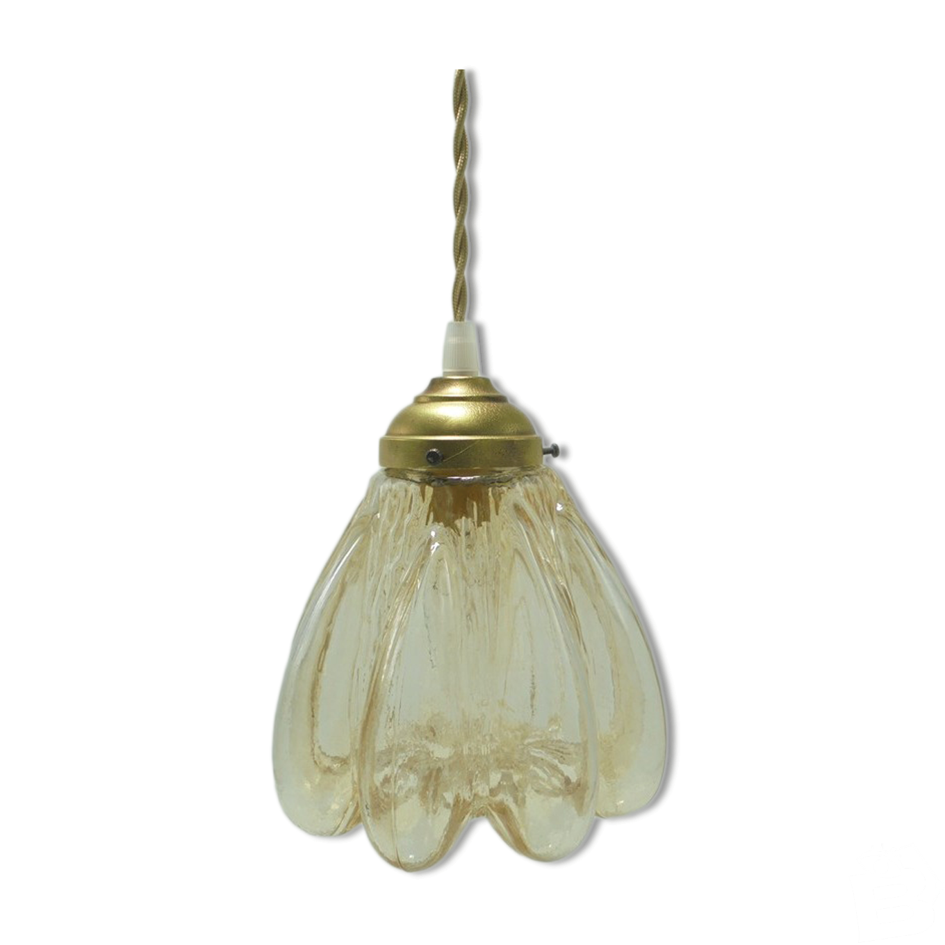 Suspension en verre vintage, Tchécoslovaquie 1970 | €520 | Whoppah
