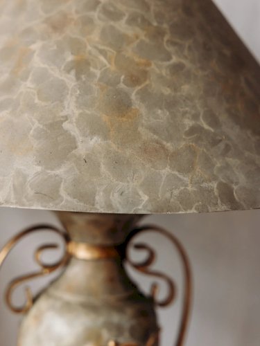 Suzanne, la grande paire de lampes effet marbre N°482