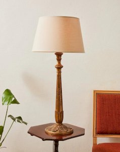 Suzanne, the golden wood table lamp N°506