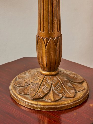 Suzanne, la lampe à poser en bois doré N°506