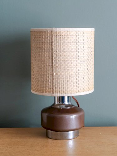 Suzanne, la lampe à poser en cannage N°438