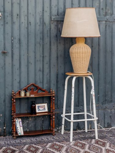 Suzanne, la lampe à poser en osier N°108