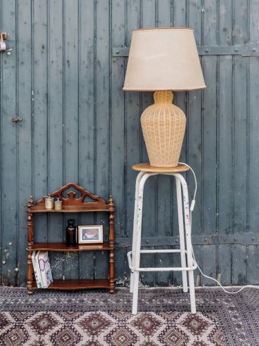 Suzanne, la lampe à poser en osier N°108