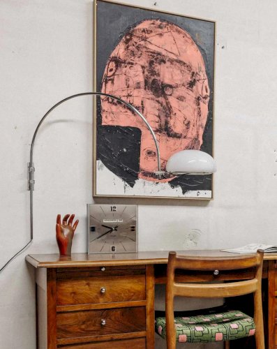 Suzette, la grande applique en métal et verre N°109