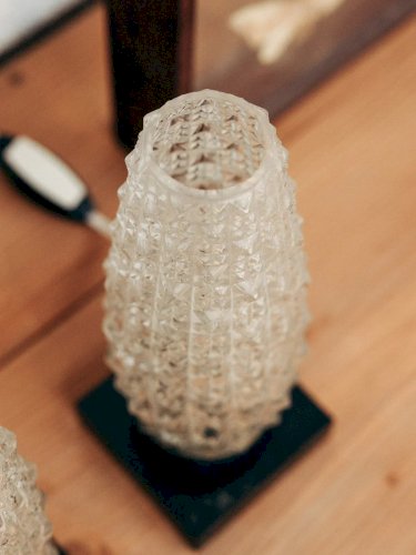 Suzette, la paire d'appliques en verre N°105