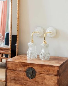 Suzette, the pair of wall sconces N°22