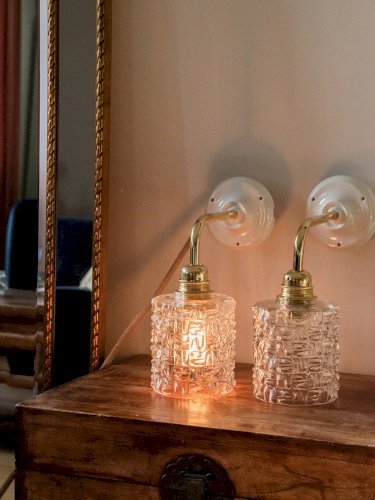 Suzette, la paire d'appliques N°44