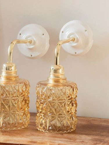 Suzette, la paire d'appliques N°45