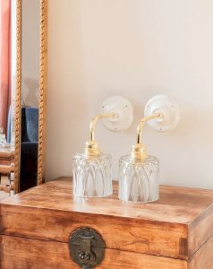 Suzette, la paire d'appliques N°46