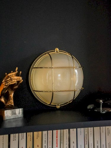 Suzette, l'applique en métal doré et verre N°124