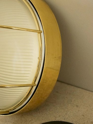 Suzette, l'applique en métal doré et verre N°124