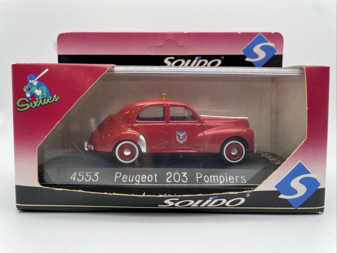 Peugeot 203 Pompier 1/43 Solido