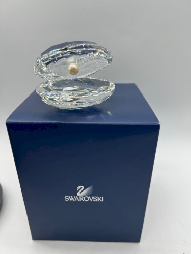Swarovski coque coquillage avec figurine de perles Monde aquatique avec sa boite