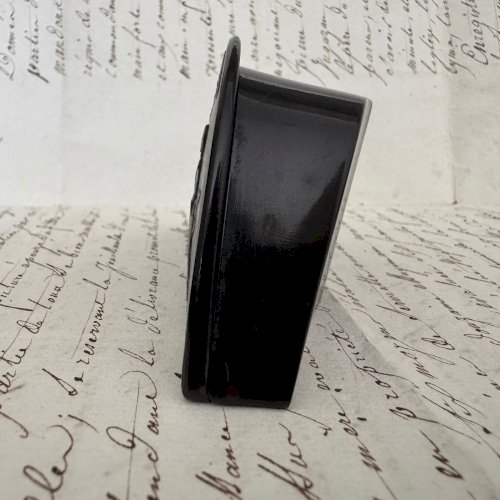 Tabatière en corne bicorne de Napoléon Bonaparte première moitié XIXe M4088