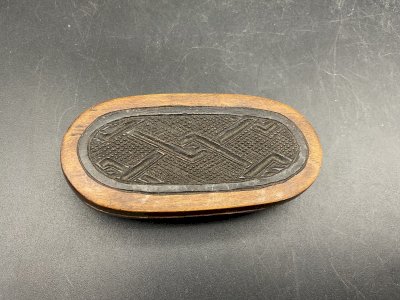 Tabatière ou autre Sculpture Bois art africain NGOGO LUCETE