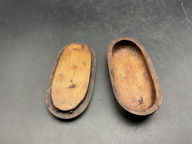 Tabatière ou autre Sculpture Bois art africain NGOGO LUCETE