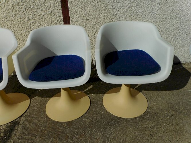 TABLE + 4 FAUTEUILS DE SALLE A MANGER GROSFILEX