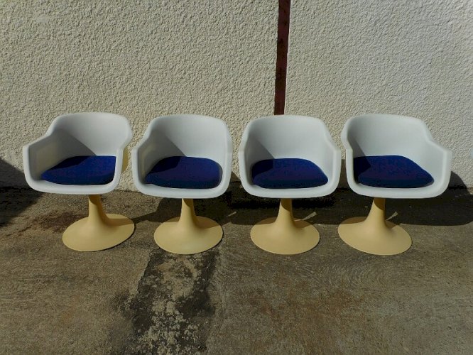 TABLE + 4 FAUTEUILS DE SALLE A MANGER GROSFILEX