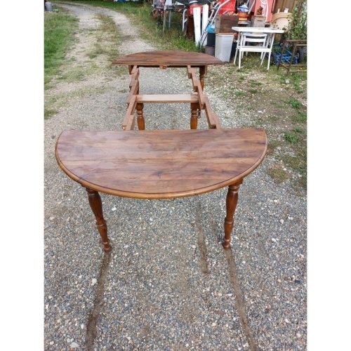Table 6 Pieds Ouvrante en Noyer 19 éme