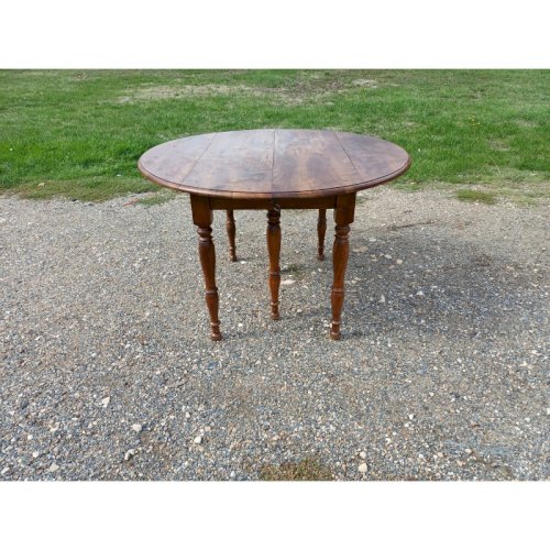 Table 6 Pieds Ouvrante en Noyer 19 éme