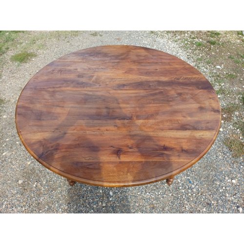 Table 6 Pieds Ouvrante en Noyer 19 éme