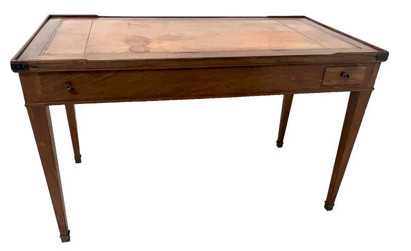 Table a jeux "Tric Trac" d'époque Louis XVI en acajou XVIII siècle
