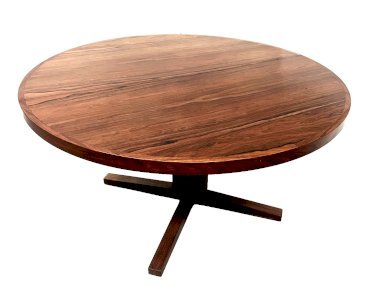 Scandinavian dining table in rosewood veneer "John MORTENSEN" 20th century