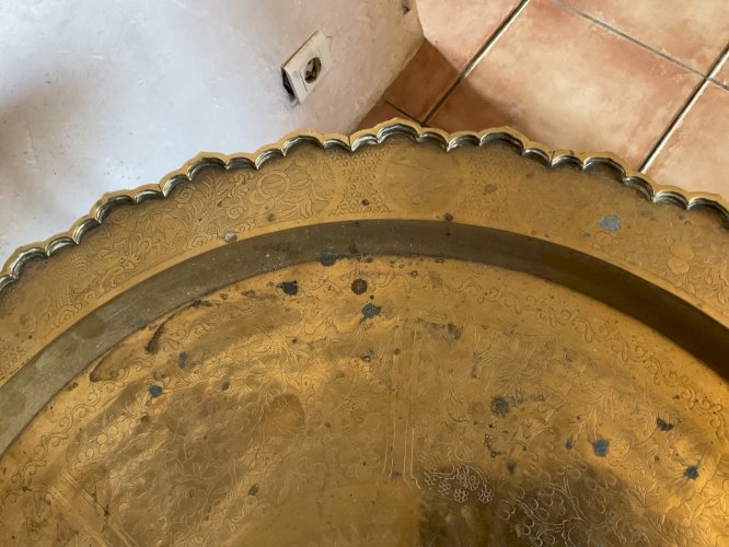 Table à Thé indo chine , Chinoise XIXème décor dragon …….