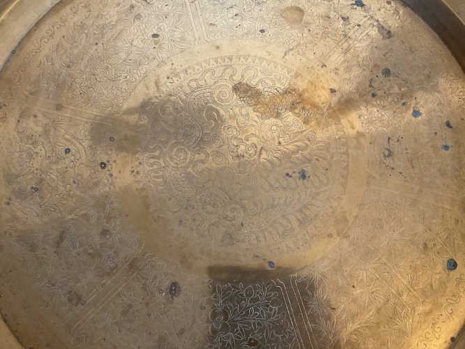 Table à Thé indo chine , Chinoise XIXème décor dragon …….