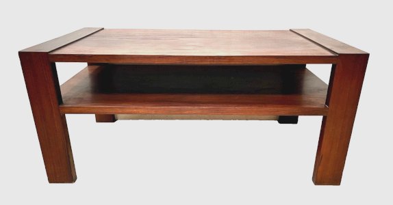 Table basse Art Déco en acajou et placage XX siècle