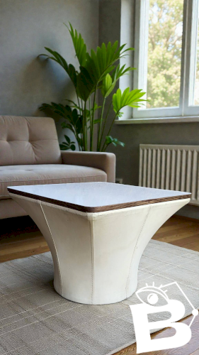 Table basse / bout de canapé Bernard Brunier 1960s