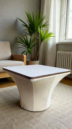 Table basse / bout de canapé Bernard Brunier 1960s