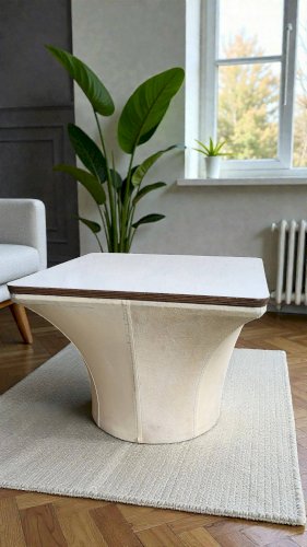 Table basse / bout de canapé Bernard Brunier 1960s
