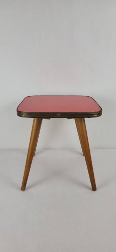 Table basse, bout de canapé en formica 1960