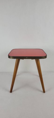Table basse, bout de canapé en formica 1960