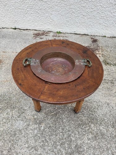 TABLE BASSE BRASERO ANCIENNE DU XIX ème SIECLE