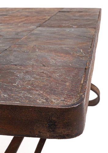 Table basse brutaliste par Adnet