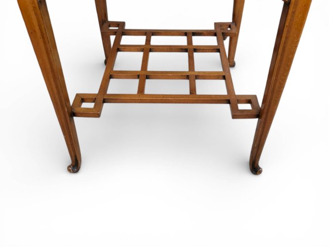 Table basse, dappoint Art Nouveau 1900