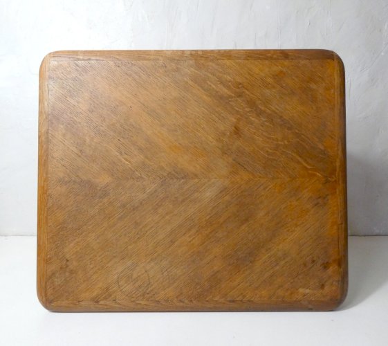 table basse d'appoint Vintage en bois pieds compas Design années 1950/60