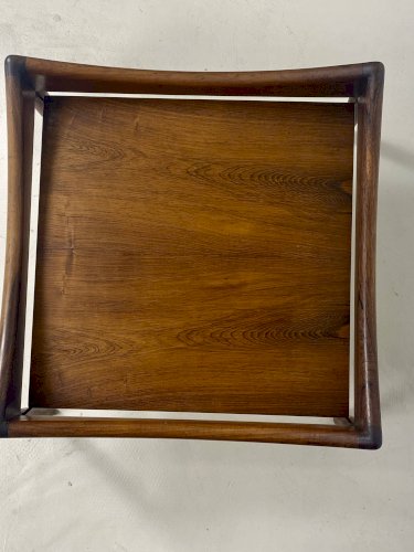 Table basse des années 60, en palissandre – design Kristian Vedel pour Sør