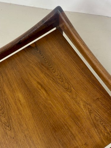 Table basse des années 60, en palissandre – design Kristian Vedel pour Sør