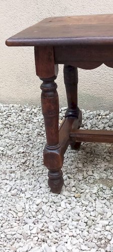Table basse en chêne XIX siècle