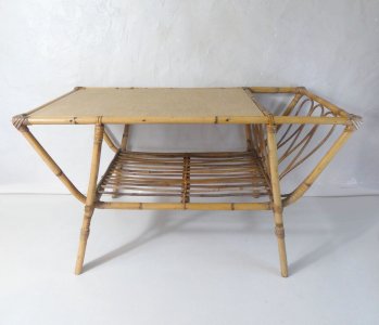 Rattan coffee table
