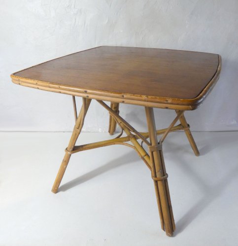 table basse en rotin